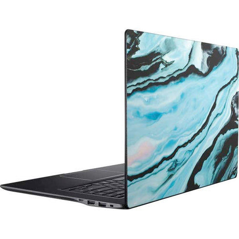 Aqua Blue Marble Ink Ativ Book 9 (15.6in 2014) Skin