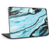 Aqua Blue Marble Ink HP Chromebook Skin