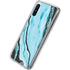 Aqua Blue Marble Ink Galaxy A10e Clear Case
