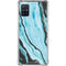 Aqua Blue Marble Ink Galaxy A51 5G Clear Case