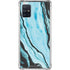 Aqua Blue Marble Ink Galaxy A51 5G Clear Case