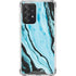 Aqua Blue Marble Ink Galaxy A52 5G Clear Case