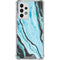 Aqua Blue Marble Ink Galaxy A53 5G Clear Case