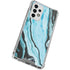 Aqua Blue Marble Ink Galaxy A53 5G Clear Case