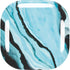 Aqua Blue Marble Ink Galaxy Buds Live Skin