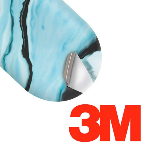 Aqua Blue Marble Ink Galaxy Buds Plus Skin