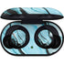 Aqua Blue Marble Ink Galaxy Buds Skin