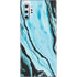Aqua Blue Marble Ink Galaxy Note 10 Plus Skin