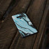 Aqua Blue Marble Ink Galaxy Note 9 Skin