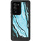 Aqua Blue Marble Ink Galaxy Note20 Ultra 5G Waterproof Case