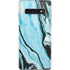Aqua Blue Marble Ink Galaxy S10 Skin