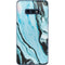 Aqua Blue Marble Ink Galaxy S10e Skin