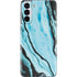 Aqua Blue Marble Ink Galaxy S21 5G Skin