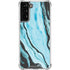 Aqua Blue Marble Ink Galaxy S21 Plus 5G Clear Case