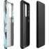 Aqua Blue Marble Ink Galaxy S22 Plus Pro Case