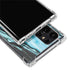 Aqua Blue Marble Ink Galaxy S22 Ultra Clear Case