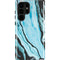 Aqua Blue Marble Ink Galaxy S22 Ultra Pro Case