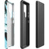 Aqua Blue Marble Ink Galaxy S22 Ultra Pro Case