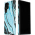 Aqua Blue Marble Ink Galaxy S22 Ultra Pro Case
