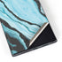 Aqua Blue Marble Ink Galaxy S22 Ultra Skin