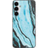 Aqua Blue Marble Ink Galaxy S23 FE Skin