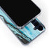 Aqua Blue Marble Ink Galaxy S24 Clear Case