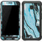 Aqua Blue Marble Ink Galaxy S7 Active Skin