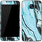 Aqua Blue Marble Ink Galaxy S7 Skin