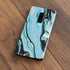 Aqua Blue Marble Ink Galaxy S9 Plus Skin