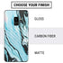 Aqua Blue Marble Ink Galaxy S9 Skin