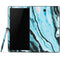 Aqua Blue Marble Ink Samsung Galaxy Tab Skin