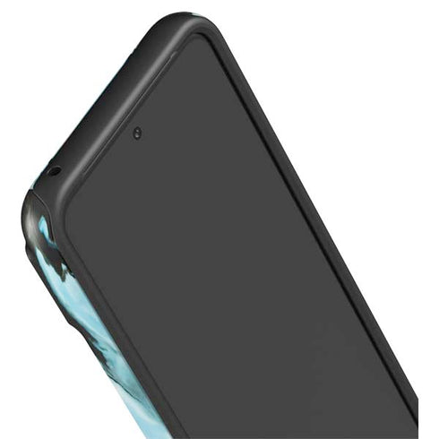 Aqua Blue Marble Ink Google Pixel 8 Pro Impact Case