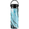 Aqua Blue Marble Ink Hydro Flask 20oz Wide Mouth Skin