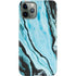 Aqua Blue Marble Ink iPhone 11 Pro Lite Case