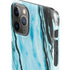 Aqua Blue Marble Ink iPhone 11 Pro Lite Case