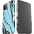 Aqua Blue Marble Ink iPhone 11 Pro Max Lite Case