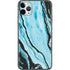 Aqua Blue Marble Ink iPhone 11 Pro Max Skin