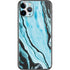 Aqua Blue Marble Ink iPhone 11 Pro Skin
