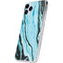 Aqua Blue Marble Ink iPhone 11 Pro Skin