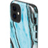 Aqua Blue Marble Ink iPhone 12 Impact Case