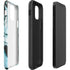 Aqua Blue Marble Ink iPhone 12 Impact Case