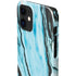 Aqua Blue Marble Ink iPhone 12 Mini Lite Case
