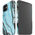 Aqua Blue Marble Ink iPhone 12 Mini Lite Case
