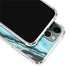 Aqua Blue Marble Ink iPhone 12 Pro Clear Case