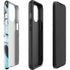 Aqua Blue Marble Ink iPhone 13 Pro Max Impact Case