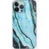 Aqua Blue Marble Ink iPhone 13 Pro Max Skin