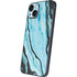 Aqua Blue Marble Ink iPhone 14 Plus Skin