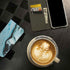 Aqua Blue Marble Ink iPhone 15 Pro Folio Case