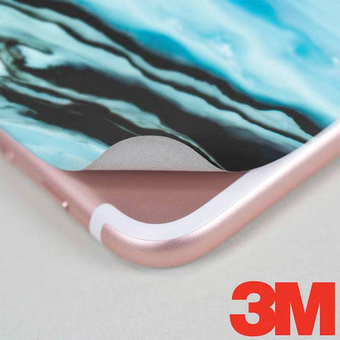 Aqua Blue Marble Ink iPhone 7 Plus Skin