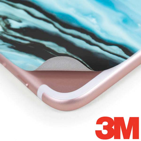 Aqua Blue Marble Ink iPhone 8 Plus Skin